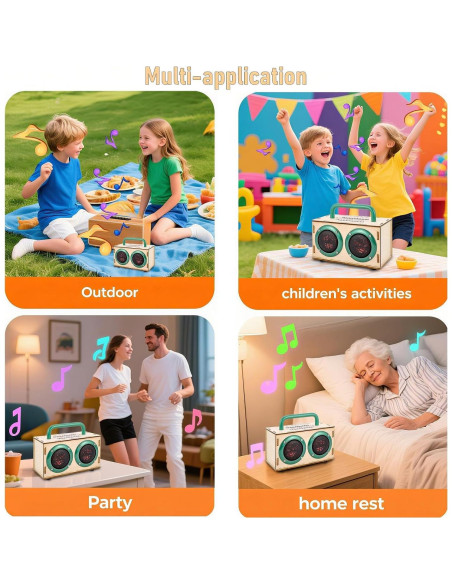 Kit de Altavoz Bluetooth DIY Swhmc - Proyectos STEM para Niños