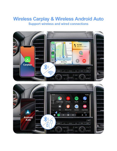 Módulo ISUDAR PCM 3.1 Carplay Inalámbrico para Porsche