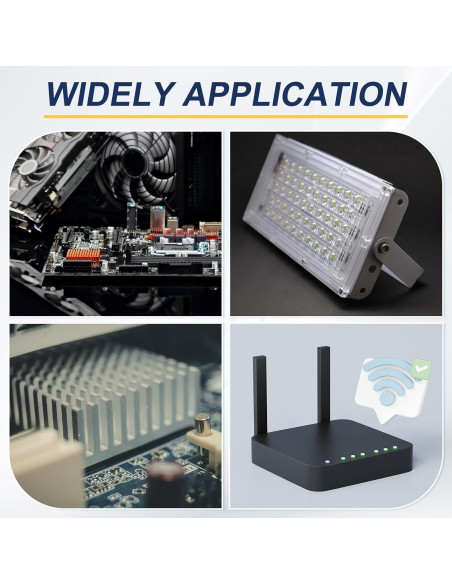 Disipador de Aluminio PATIKIL 40x40x20mm 3 Pcs Negro