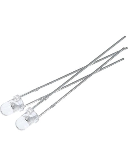 10 Piezas Diodos Infrarrojos 3mm 940nm Genérico para Electrónica