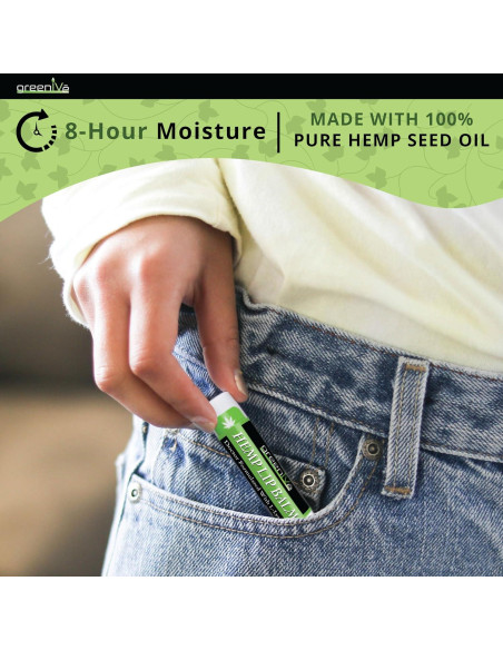 Bálsamo Labial Vegano GreenIVe con Omega 3 y 6, 4g