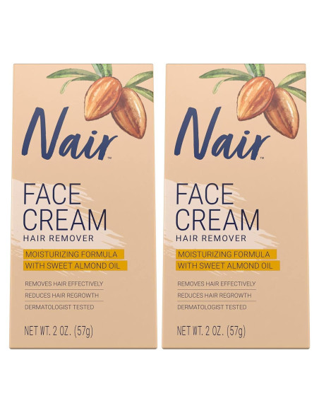 Crema Facial Hidratante Nair para Remoción de Vello 226.8 g