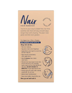 Crema Facial Hidratante Nair para Remoción de Vello 226.8 g 2