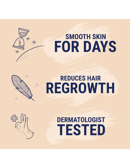 Crema Facial Hidratante Nair para Remoción de Vello 226.8 g