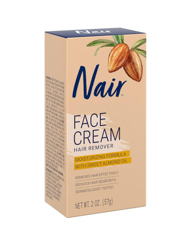 Crema Facial Hidratante Nair para Remoción de Vello 226.8 g