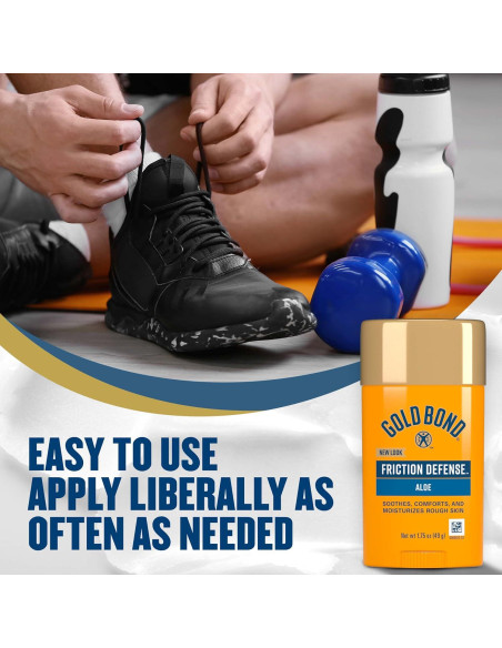 Bastón de Defensa contra la Fricción Gold Bond 49.6 g con Aloe