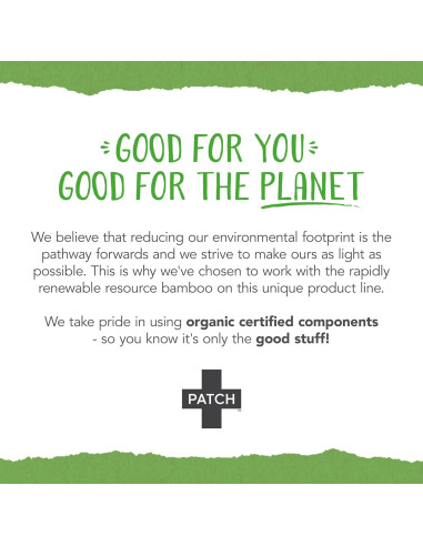 Vendajes Ecológicos PATCH Kids de Bambú Hipoalergénicos 25ct