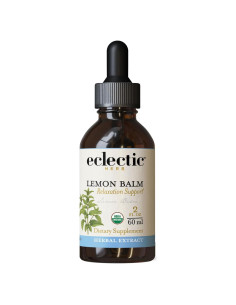Extracto de Melisa Orgánico Eclectic Herb 60 ml - Sin OGM, Gluten y Lácteos