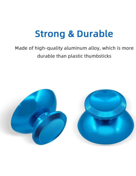 Thumbsticks Analógicos Gam3Gear Reemplazo PS4 Azul Claro