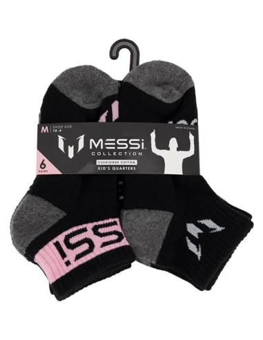 Calcetines de Tobillo Messi para Niños - Paquete de 6 Unidades