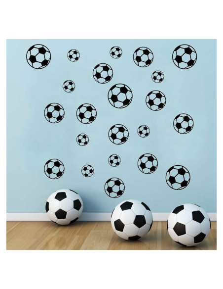Calcomanías de Fútbol SITAKE 43 Pcs Vinilo Impermeable