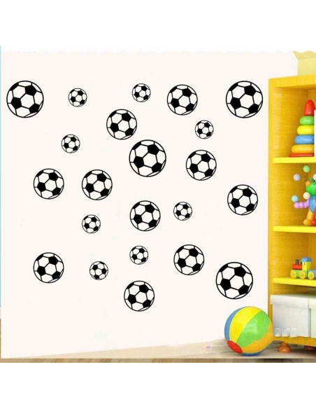 Calcomanías de Fútbol SITAKE 43 Pcs Vinilo Impermeable