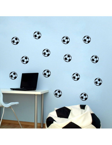 Calcomanías de Fútbol SITAKE 43 Pcs Vinilo Impermeable