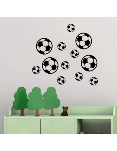 Calcomanías de Fútbol SITAKE 43 Pcs Vinilo Impermeable