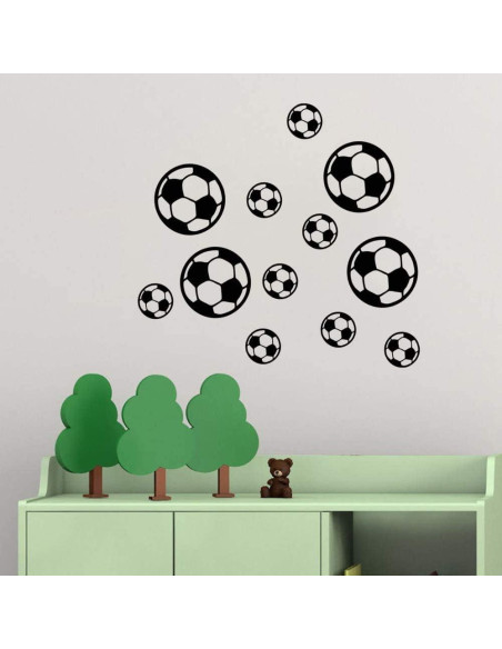 Calcomanías de Fútbol SITAKE 43 Pcs Vinilo Impermeable