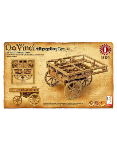 Carro Autopropulsado Da Vinci Academy - Kit de Energía de Resorte
