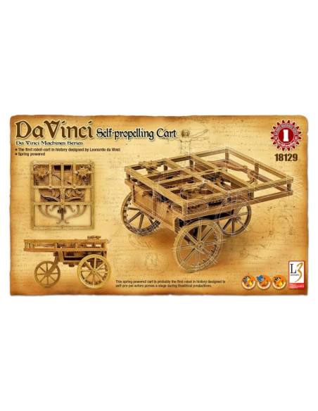 Carro Autopropulsado Da Vinci Academy - Kit de Energía de Resorte