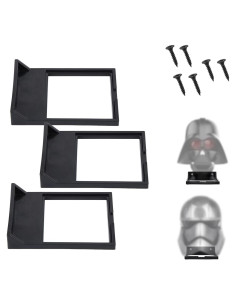 Soporte de Exhibición de Pared Gosknor para Casco - 3 Piezas