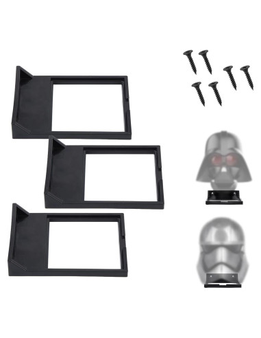 Soporte de Exhibición de Pared Gosknor para Casco - 3 Piezas