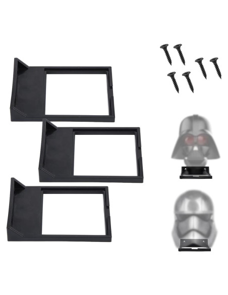 Soporte de Exhibición de Pared Gosknor para Casco - 3 Piezas