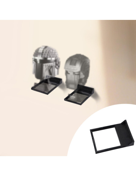 Soporte de Exhibición de Pared Gosknor para Casco - 3 Piezas