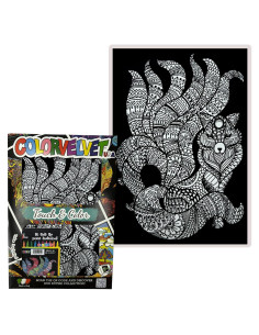 Póster de Colorear Terciopelo Zorro Colorvelvet 29.85x20.96cm