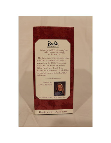 Adorno de Navidad Hallmark Barbie Vintage 11.43 cm