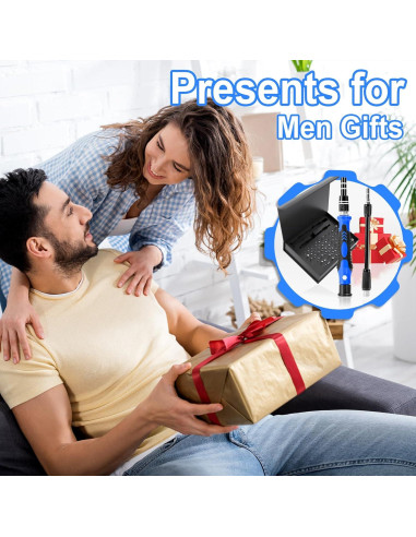 Juego de Destornilladores de Precisión GLOPUS 60 Puntas Negro