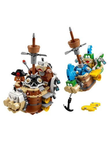 LEGO Super Mario 71427 Set Expansión Barcos Aéreos Larry y Morton