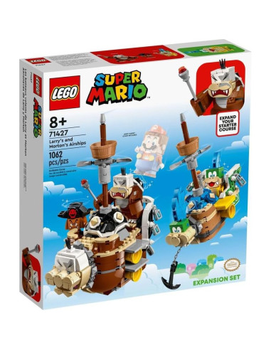 LEGO Super Mario 71427 Set Expansión Barcos Aéreos Larry y Morton