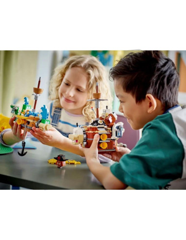 LEGO Super Mario 71427 Set Expansión Barcos Aéreos Larry y Morton