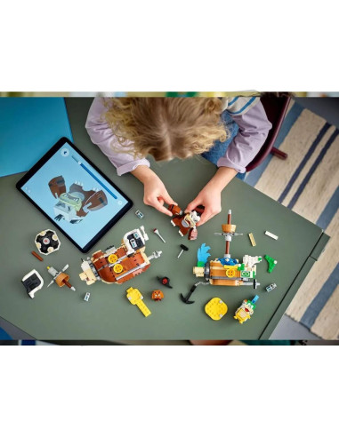 LEGO Super Mario 71427 Set Expansión Barcos Aéreos Larry y Morton