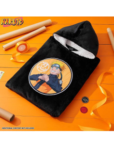 Manta con Capucha de Forro Polar Naruto para Niños - Cálida y Suave 2