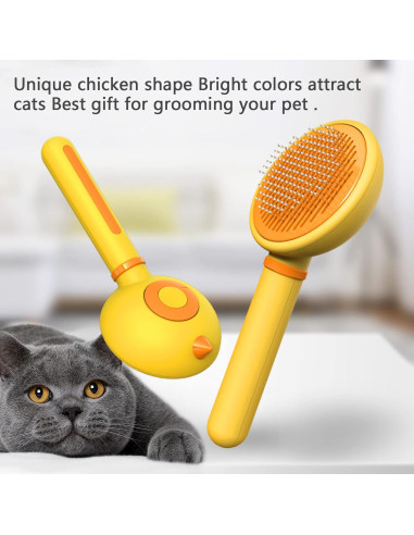 Cepillo de Aseo para Gatos y Perros SONGPET Autolimpiante
