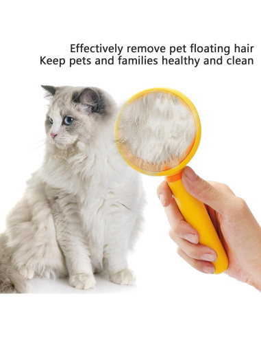 Cepillo de Aseo para Gatos y Perros SONGPET Autolimpiante