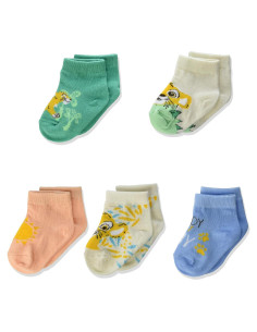 Paquete de 5 calcetines cortos Disney El Rey León Bebés 12-36 meses