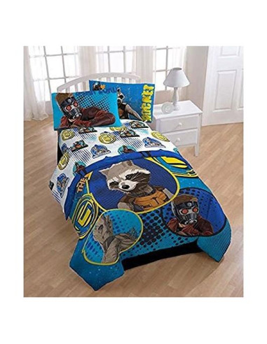 Edredón Individual/Doble Marvel Guardianes de la Galaxia Azul Llama