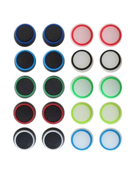 20 Tapas de Agarre para Joystick BLUE ELF PS5/PS4/Xbox