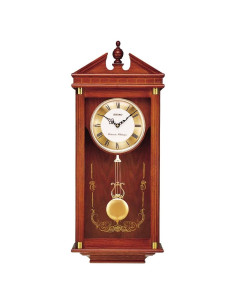 Reloj de Pared SEIKO QXH107BLH de Roble con Péndulo