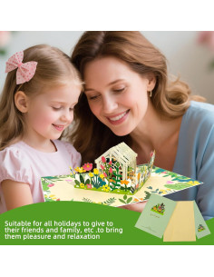 Tarjeta Pop Up Jardín 3D GameGalaxy - Cumpleaños, Aniversario 2