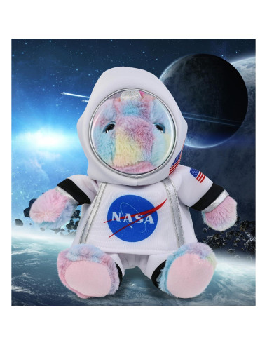 DolliBu Unicornio Arcoíris Astronauta Peluche 23 cm Personalizable