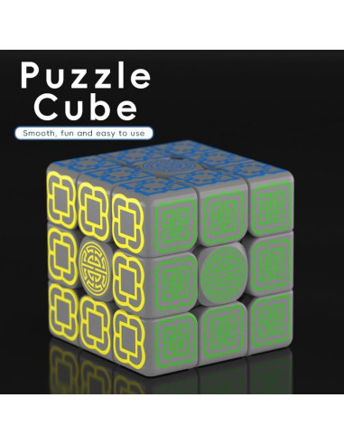 Cubo Mágico 3x3 XINGLETOYS Brilla en la Oscuridad