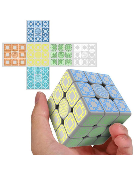 Cubo Mágico 3x3 XINGLETOYS Brilla en la Oscuridad