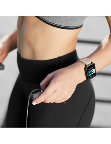 Paquete de 2 bandas elásticas nylon 22mm Sunnyson para reloj