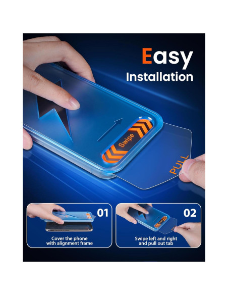 Protector de Pantalla Mkeke para iPhone 17 Pro Max 6.9" 3 Pzas