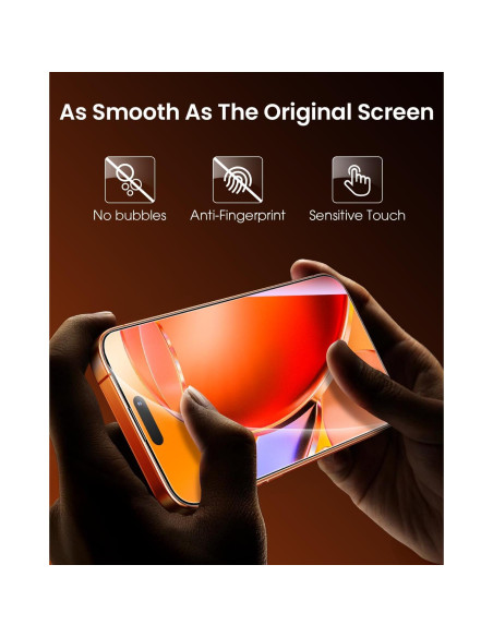 Protector de Pantalla Mkeke para iPhone 17 Pro Max 6.9" 3 Pzas