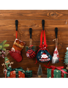 12 Ganchos Adhesivos de Silicona Fiada para Organizar Cables 2