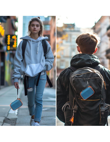 Funda Azul para Altavoz Bluetooth JBL Go 4 - Protección Ligera