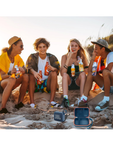 Funda Azul para Altavoz Bluetooth JBL Go 4 - Protección Ligera