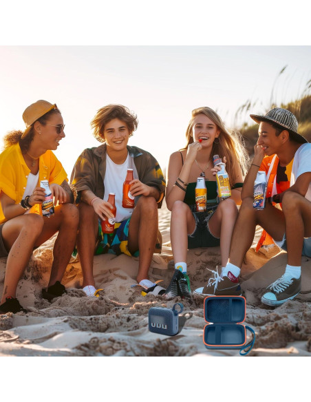 Funda Azul para Altavoz Bluetooth JBL Go 4 - Protección Ligera